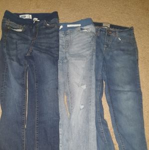 3 pair Boy's Old Navy Large 10/12 Jeans